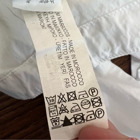 Zara Cotton Cold Shoulder Top - Picture 8 of 9